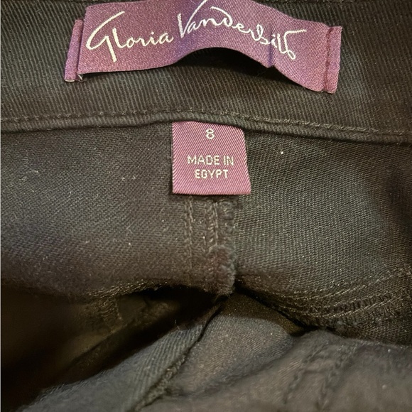 Gloria Vanderbilt black size 8 - Picture 5 of 5